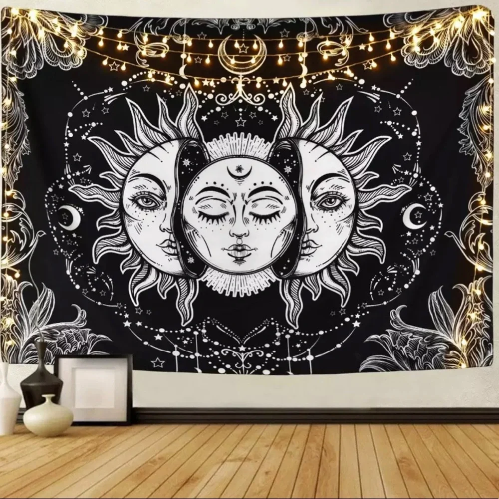 Sun And Moon Cosmic Tapestry